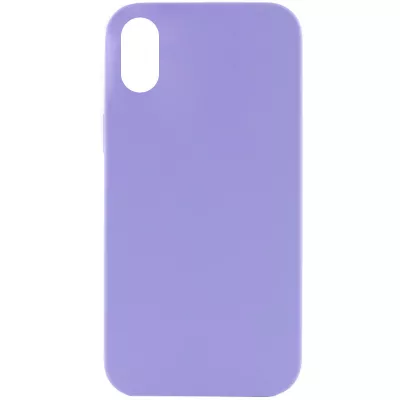 Чохол Silicone Case Full Protective (AA) NO LOGO для Apple iPhone XS Max (6.5") Бузковий / Dasheen