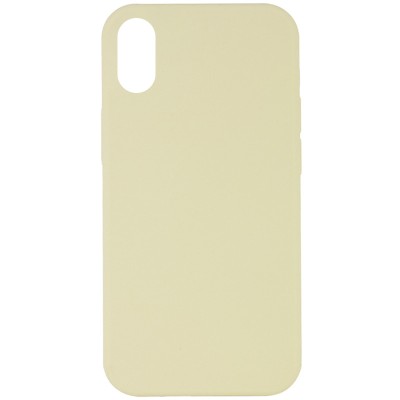 Чохол Silicone Case Full Protective (AA) NO LOGO для Apple iPhone XS Max (6.5") Жовтий / Mellow Yellow