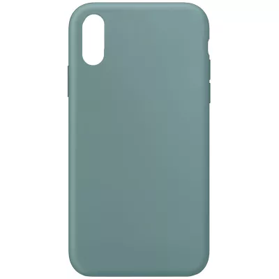 Чохол Silicone Case Full Protective (AA) NO LOGO для Apple iPhone XS Max (6.5") Зелений / Cactus