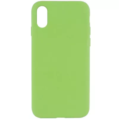 Чохол Silicone Case Full Protective (AA) NO LOGO для Apple iPhone XS Max (6.5") М'ятний / Mint