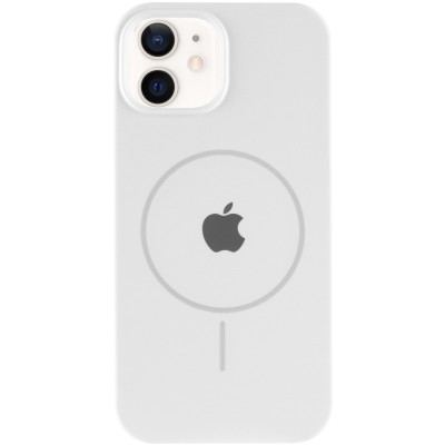 Чохол Silicone Case Full Protective (AA) with MagSafe для Apple iPhone 11 (6.1") Білий / White