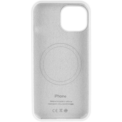 Чохол Silicone Case Full Protective (AA) with MagSafe для Apple iPhone 11 (6.1") Білий / White