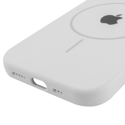 Чохол Silicone Case Full Protective (AA) with MagSafe для Apple iPhone 11 (6.1") Білий / White