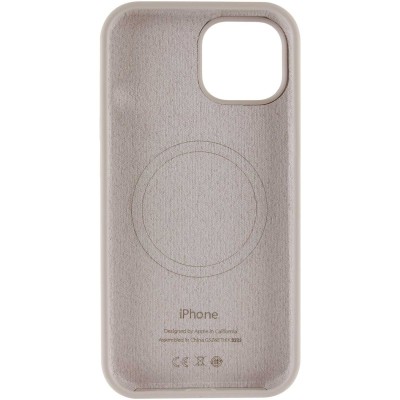 Чохол Silicone Case Full Protective (AA) with MagSafe для Apple iPhone 11 (6.1") Сірий / Light Grey