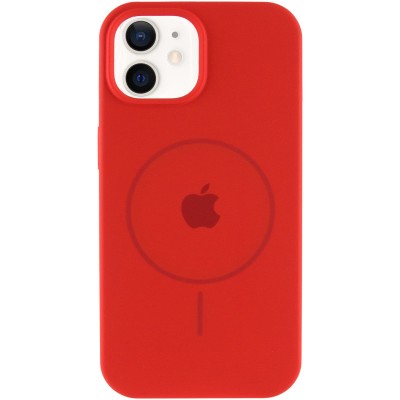 Чохол Silicone Case Full Protective (AA) with MagSafe для Apple iPhone 11 (6.1") Червоний / Red