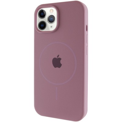 Чохол Silicone Case Full Protective (AA) with MagSafe для Apple iPhone 12 Pro / 12 (6.1") Ліловий / Lilac Pride
