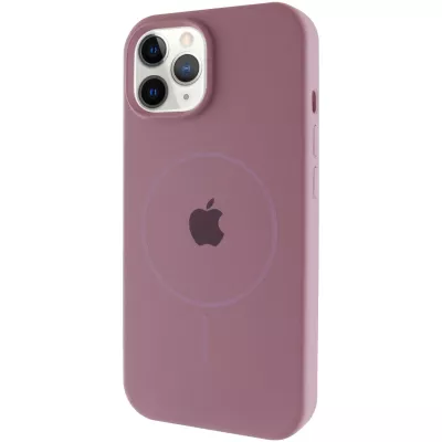 Чохол Silicone Case Full Protective (AA) with MagSafe для Apple iPhone 12 Pro / 12 (6.1") Ліловий / Lilac Pride