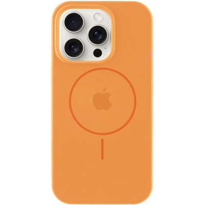 Чохол Silicone Case Full Protective (AA) with MagSafe для Apple iPhone 13 Pro Max (6.7") Помаранчевий / Papaya