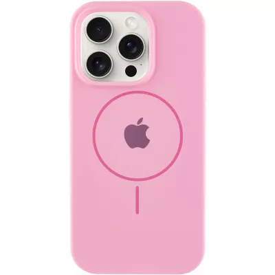 Чохол Silicone Case Full Protective (AA) with MagSafe для Apple iPhone 13 Pro Max (6.7") Рожевий / Light pink