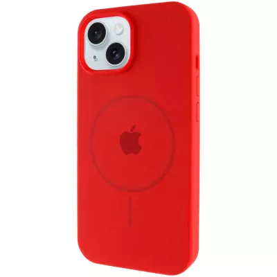 Чохол Silicone Case Full Protective (AA) with MagSafe для Apple iPhone 14 Plus (6.7") Червоний / Red