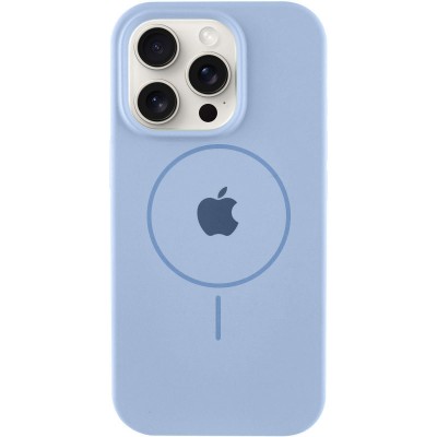 Чохол Silicone Case Full Protective (AA) with MagSafe для Apple iPhone 14 Pro (6.1") Блакитний / Lilac Blue