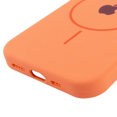 Чохол Silicone Case Full Protective (AA) with MagSafe для Apple iPhone 15 (6.1") Помаранчевий / Papaya Чохол Silicone Case Full Protective (AA) with MagSafe для Apple iPhone 15 (6.1") Помаранчевий / Papaya