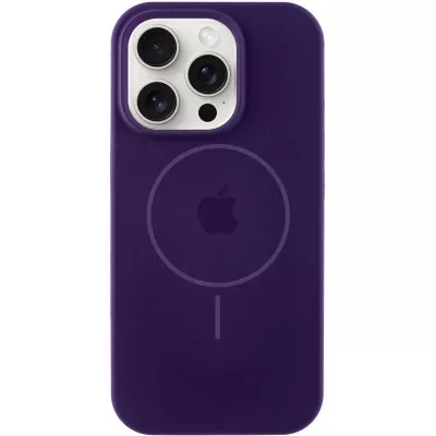 Чохол Silicone Case Full Protective (AA) with MagSafe для Apple iPhone 15 Pro (6.1") Фіолетовий / Amethyst
