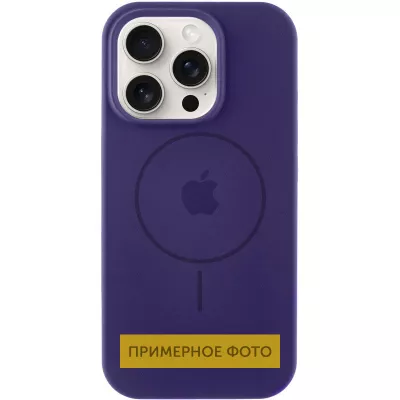 Чохол Silicone Case Full Protective (AA) with MagSafe для Apple iPhone 16 Plus (6.7") Фіолетовий / Elderberry