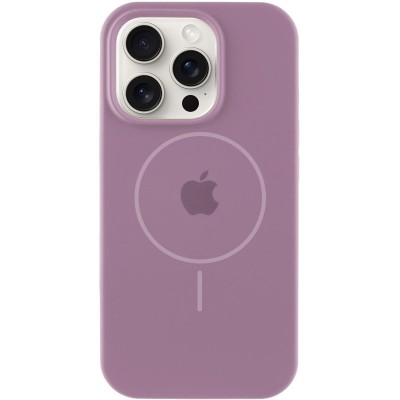 Чохол Silicone Case Full Protective (AA) with MagSafe для Apple iPhone 16 Pro (6.3") Ліловий / Lilac Pride