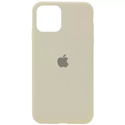 Чохол Silicone Case Full Protective (AA) для Apple iPhone 11 (6.1") Бежевий / Antigue White