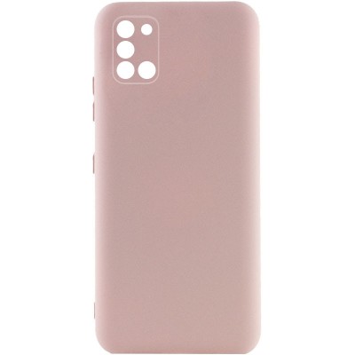 Чехол Silicone Cover Lakshmi Full Camera (A) для Samsung Galaxy A31 Розовый / Pink Sand
