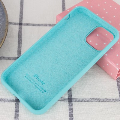 Чохол Silicone Case Full Protective (AA) для Apple iPhone 11 (6.1") Бірюзовий / Marine Green Чохол Silicone Case Full Protective (AA) для Apple iPhone 11 (6.1") Бірюзовий / Marine Green