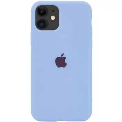Чохол Silicone Case Full Protective (AA) для Apple iPhone 11 (6.1") Блакитний / Lilac Blue