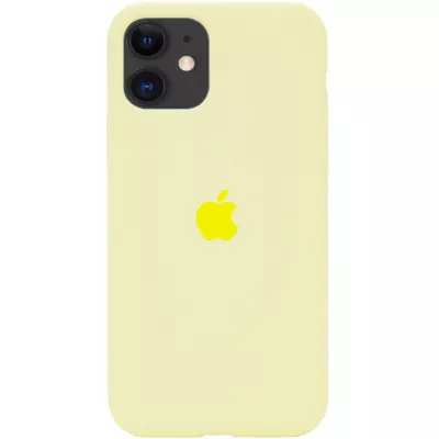 Чохол Silicone Case Full Protective (AA) для Apple iPhone 11 (6.1") Жовтий / Mellow Yellow
