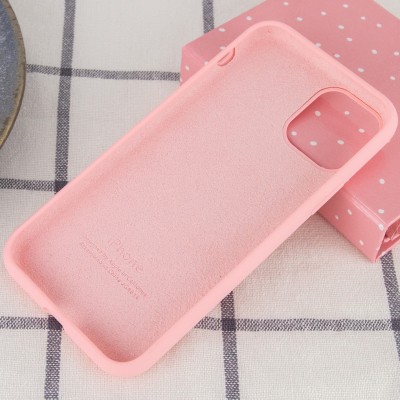 Чохол Silicone Case Full Protective (AA) для Apple iPhone 11 (6.1") Рожевий / Pink