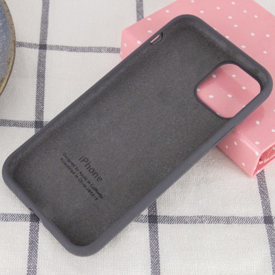 Чохол Silicone Case Full Protective (AA) для Apple iPhone 11 (6.1") Сірий / Dark Grey