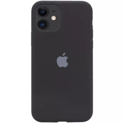 Чохол Silicone Case Full Protective (AA) для Apple iPhone 11 (6.1") Чорний / Black