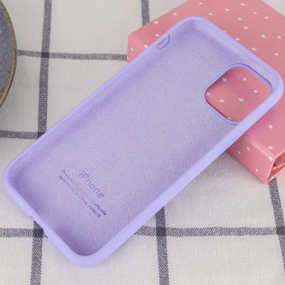 Чохол Silicone Case Full Protective (AA) для Apple iPhone 11 Pro (5.8") Бузковий / Dasheen