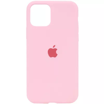Чохол Silicone Case Full Protective (AA) для Apple iPhone 11 Pro (5.8") Рожевий / Light pink
