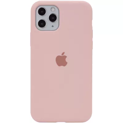 Чохол Silicone Case Full Protective (AA) для Apple iPhone 11 Pro (5.8") Рожевий / Pink Sand