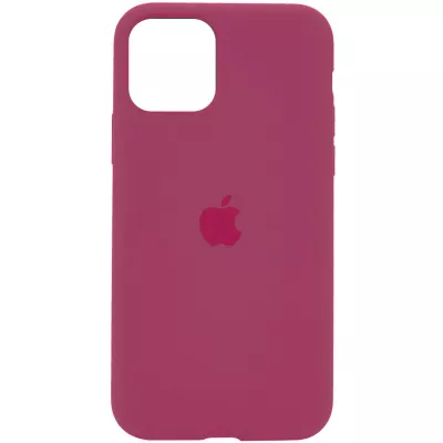 Чохол Silicone Case Full Protective (AA) для Apple iPhone 11 Pro (5.8") Червоний / Rose Red