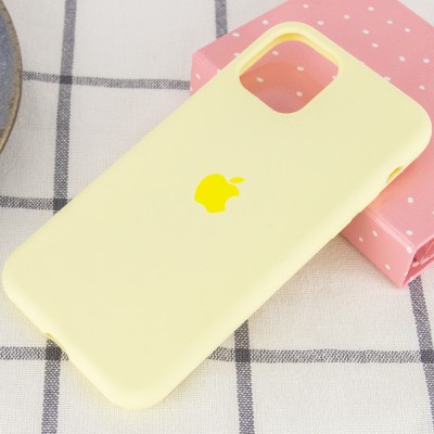 Чохол Silicone Case Full Protective (AA) для Apple iPhone 11 Pro Max (6.5") Жовтий / Mellow Yellow