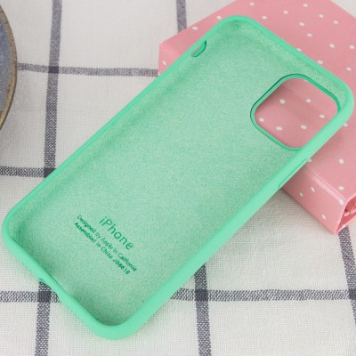Чохол Silicone Case Full Protective (AA) для Apple iPhone 11 Pro Max (6.5") Зелений / Spearmint