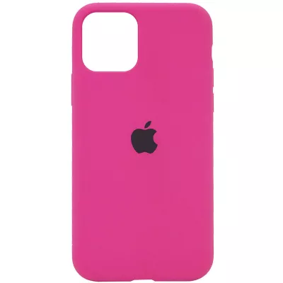 Чохол Silicone Case Full Protective (AA) для Apple iPhone 11 Pro Max (6.5") Малиновий / Dragon Fruit
