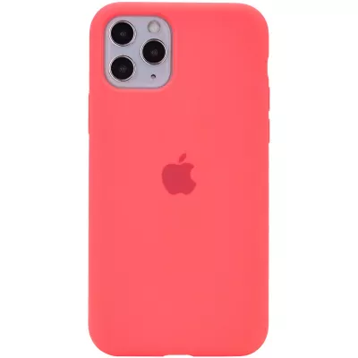 Чохол Silicone Case Full Protective (AA) для Apple iPhone 11 Pro Max (6.5") Рожевий / Flamingo