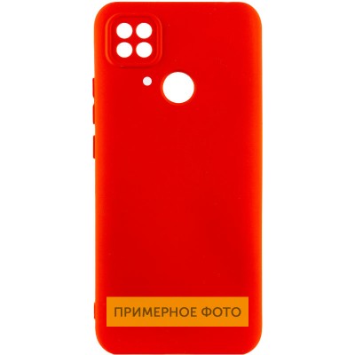 Чехол Silicone Cover Lakshmi Full Camera (A) для Xiaomi Poco M5 Красный / Red