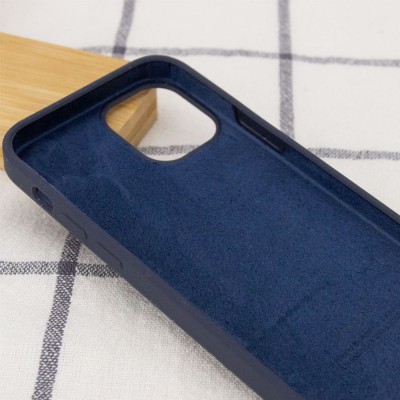 Чохол Silicone Case Full Protective (AA) для Apple iPhone 12 Pro / 12 (6.1") Темний Синій / Midnight Blue Чохол Silicone Case Full Protective (AA) для Apple iPhone 12 Pro / 12 (6.1") Темний Синій / Midnight Blue