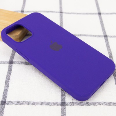 Чохол Silicone Case Full Protective (AA) для Apple iPhone 12 Pro / 12 (6.1") Фіолетовий / Ultra Violet