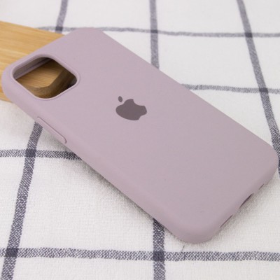 Чохол Silicone Case Full Protective (AA) для Apple iPhone 12 Pro Max (6.7") Сірий / Lavender
