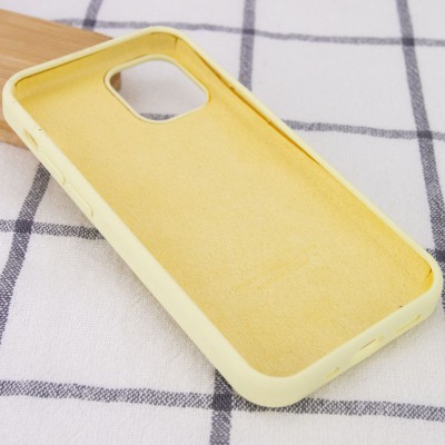 Чохол Silicone Case Full Protective (AA) для Apple iPhone 13 (6.1") Жовтий / Mellow Yellow
