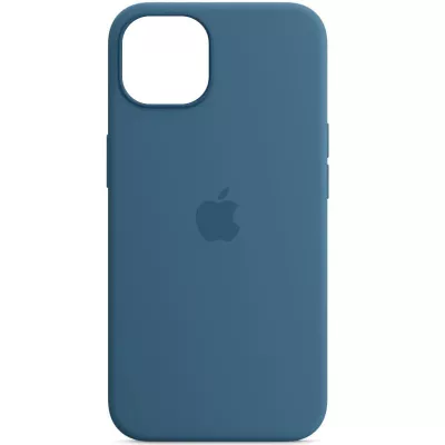 Чохол Silicone Case Full Protective (AA) для Apple iPhone 13 (6.1") Синій / Blue Jay