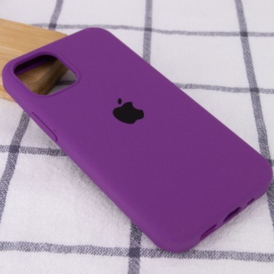 Чохол Silicone Case Full Protective (AA) для Apple iPhone 13 mini (5.4") Фіолетовий / Grape