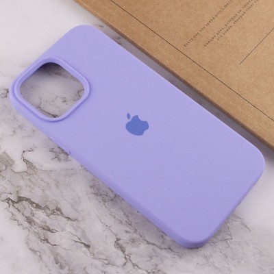 Чохол Silicone Case Full Protective (AA) для Apple iPhone 13 Pro (6.1") Бузковий / Dasheen