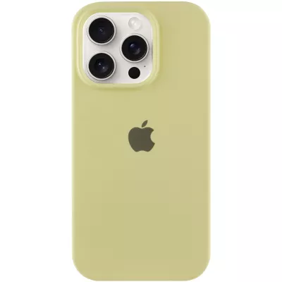 Чохол Silicone Case Full Protective (AA) для Apple iPhone 13 Pro (6.1") Жовтий / Mellow Yellow