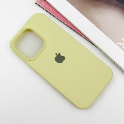 Чохол Silicone Case Full Protective (AA) для Apple iPhone 13 Pro (6.1") Жовтий / Mellow Yellow