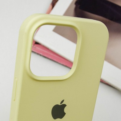 Чохол Silicone Case Full Protective (AA) для Apple iPhone 13 Pro (6.1") Жовтий / Mellow Yellow