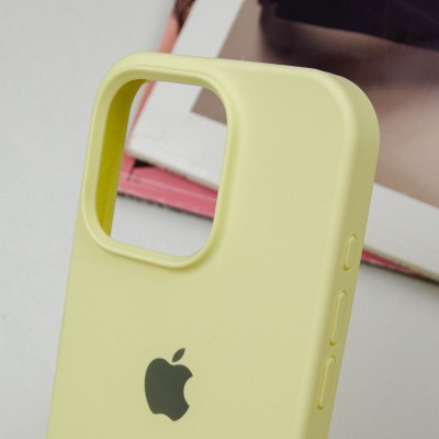 Чохол Silicone Case Full Protective (AA) для Apple iPhone 13 Pro (6.1") Жовтий / Mellow Yellow