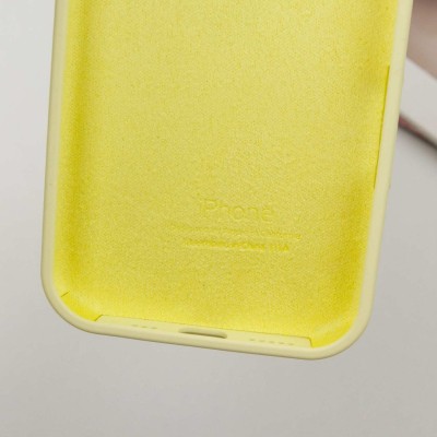 Чохол Silicone Case Full Protective (AA) для Apple iPhone 13 Pro (6.1") Жовтий / Mellow Yellow