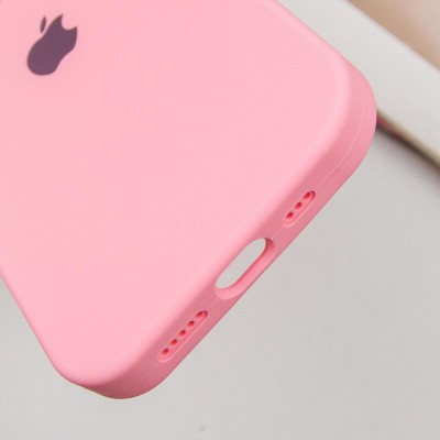 Чохол Silicone Case Full Protective (AA) для Apple iPhone 13 Pro (6.1") Рожевий / Light pink