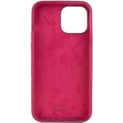 Чохол Silicone Case Full Protective (AA) для Apple iPhone 13 Pro Max (6.7") Бордовий / Plum